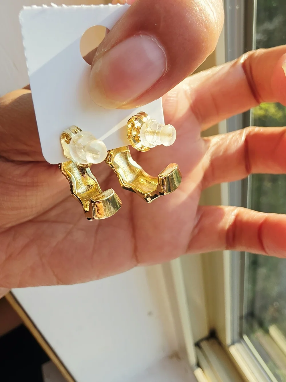 Argollas Para Dama Oro Laminado 14k
